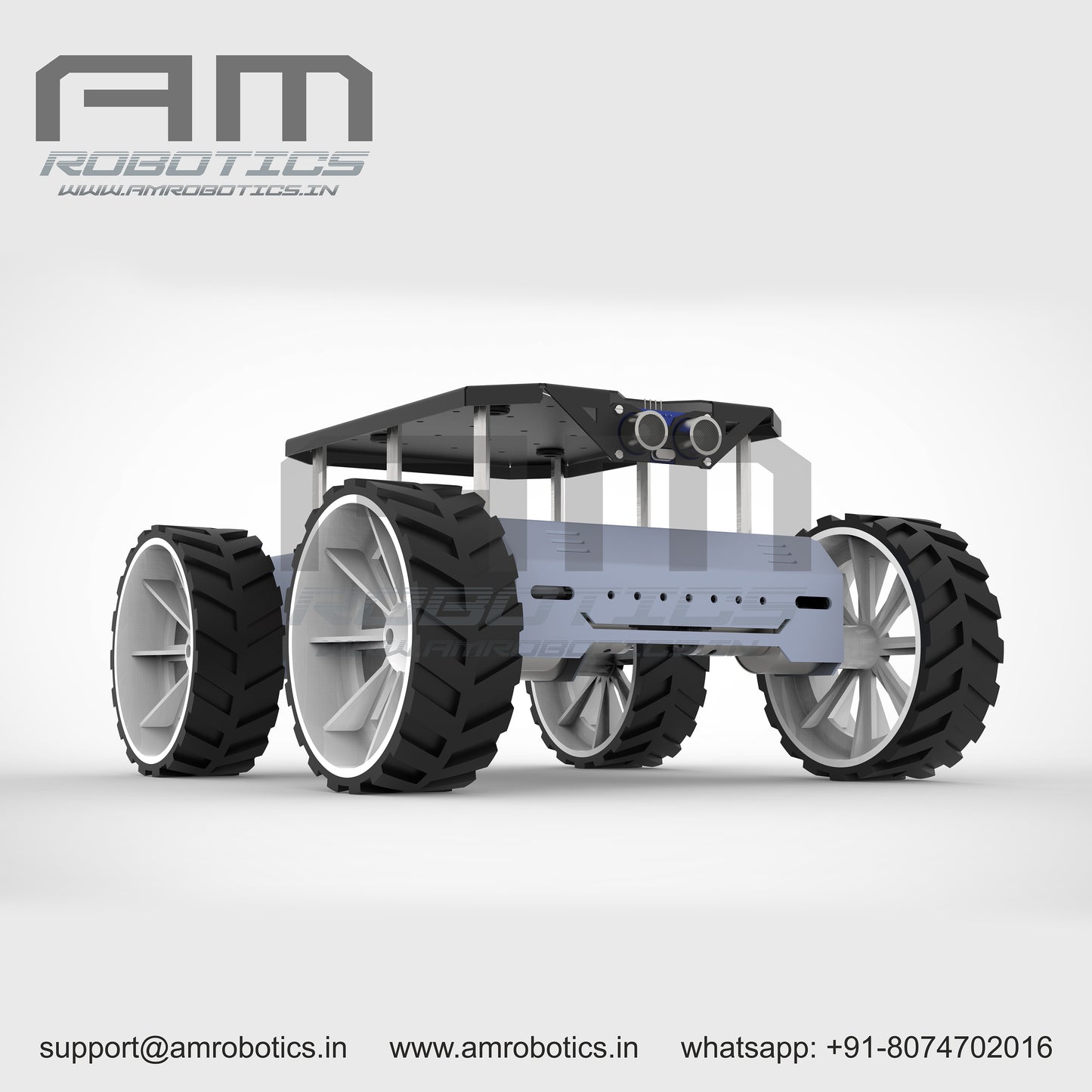 ROVER 4WD JOHNSON SERIES 1 DIY ROBOTIC METAL CHASSIS KIT