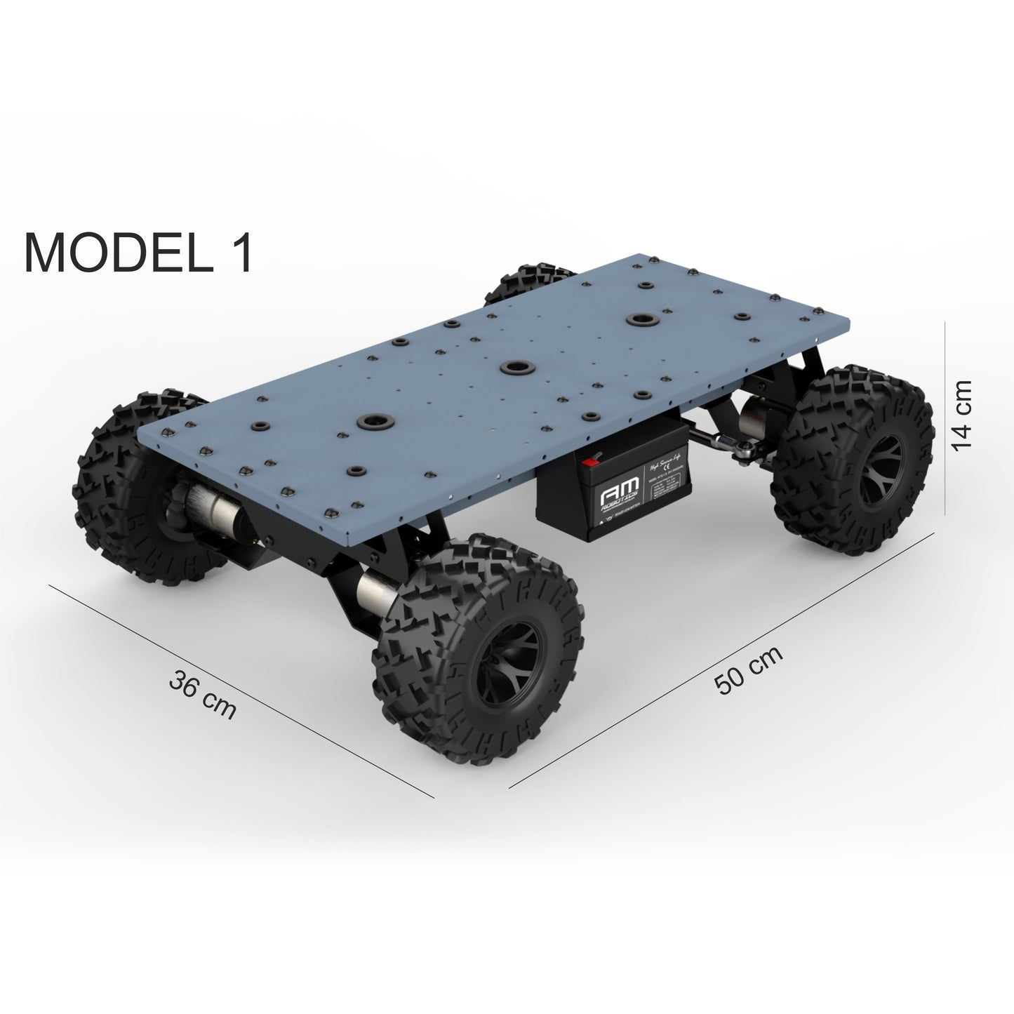 ROVER 4WDXL60R 3-in-1 DO IT YOURSELF CHASSIS KIT