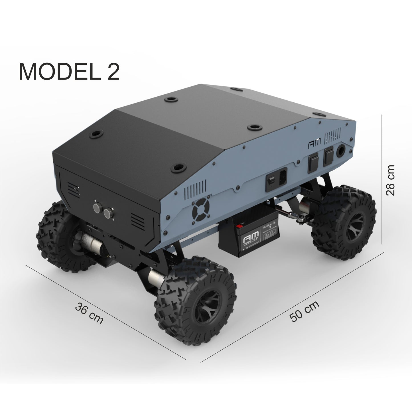 ROVER 4WDXL60R 3-in-1 DO IT YOURSELF CHASSIS KIT