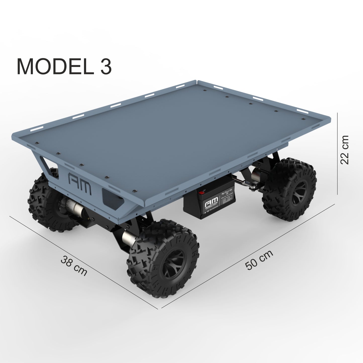 ROVER 4WDXL60R 3-in-1 DO IT YOURSELF CHASSIS KIT