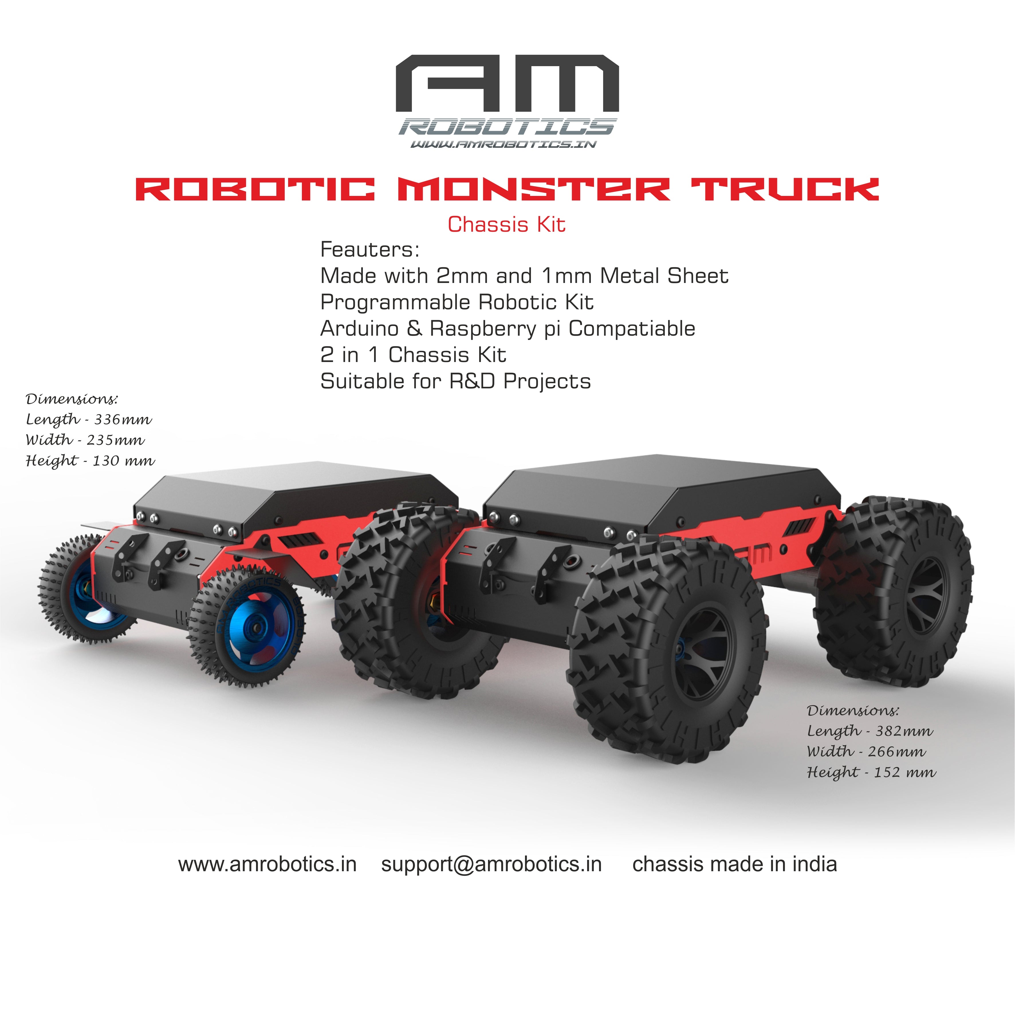 Monster truck cheap chassis kit